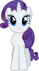 Size: 3300x6028 | Tagged: safe, artist:slb94, rarity, pony, unicorn, g4, rarity takes manehattan, absurd resolution, cute, female, mare, raribetes, simple background, smiling, solo, transparent background, vector
