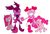 Size: 1024x701 | Tagged: safe, artist:alexbeeza, pinkie pie, earth pony, gem (race), pony, g4, crossover, default spinel, duality, female, gem, mare, pink, pinkamena diane pie, self gemadox, self paradox, self ponidox, simple background, spinel, spinel (steven universe), spoilers for another series, steven universe, steven universe: the movie, time paradox, white background