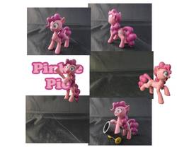 Size: 979x816 | Tagged: safe, artist:claypita, pinkie pie, earth pony, pony, g4, cannon, clay, craft, female, mare, party cannon, sculpture, solo