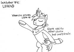 Size: 1280x896 | Tagged: safe, artist:ewoudcponies, big macintosh, earth pony, pony, g4, black and white, eyes closed, grayscale, ink drawing, inktober, inktober 2019, male, monochrome, pose, princess big mac, solo, standing, standing on one leg, traditional art