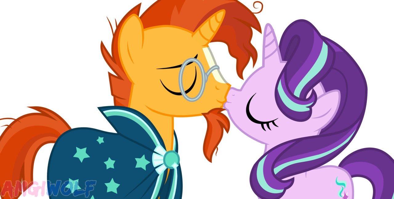 2181417 safe, artistamgiwolf, starlight glimmer, sunburst, pony