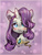 Size: 1620x2160 | Tagged: safe, artist:zefirka, rarity, pony, unicorn, g4, blushing, bust, chest fluff, cute, ear fluff, element of generosity, female, hair over one eye, portrait, raribetes, solo