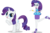 Size: 1528x1018 | Tagged: safe, artist:raindashesp, rarity, human, pony, unicorn, equestria girls, g4, female, geode of shielding, human ponidox, magical geodes, mare, rarity peplum dress, self ponidox, simple background, transparent background