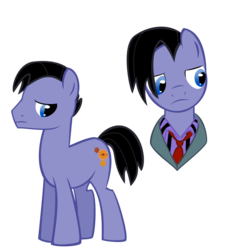 Size: 3300x3668 | Tagged: safe, artist:mountainlygon, earth pony, pony, crossover, doctor who, high res, jem and the holograms, ponified, simple background, techrat, transparent background