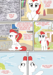 Size: 751x1064 | Tagged: safe, artist:elenaboosy, pegasus, pony, comic:http, comic, ponified, static, youtube
