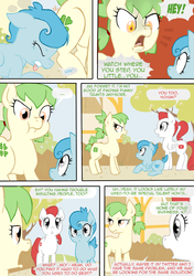 Size: 1200x1700 | Tagged: safe, artist:elenaboosy, earth pony, pegasus, pony, comic:http, 4chan, comic, meta, ponified, twitter, wingding eyes, youtube