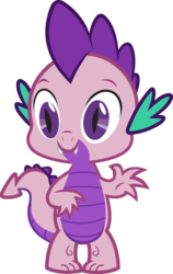 Size: 710x1125 | Tagged: safe, aria blaze, spike, dragon, g4, male, palette swap, recolor, simple background, solo, transparent background, vector, waving