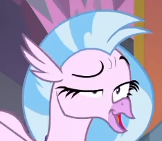 Size: 234x204 | Tagged: safe, screencap, silverstream, classical hippogriff, hippogriff, she's all yak, cropped, cute, diastreamies, faic, female, great moments in animation, solo, you look so weird