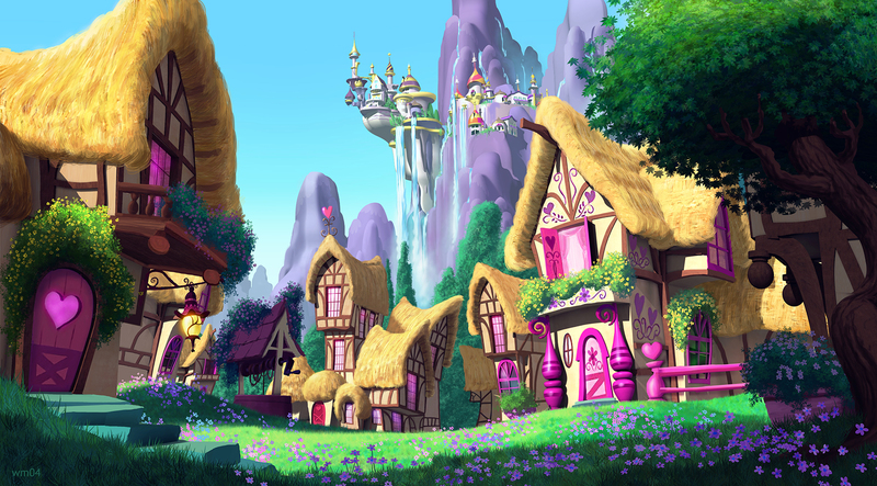 3d Little Porn - 2182136 - safe, artist:walter martishius, my little pony: the movie, 3d,  canterlot, city, flower, house, mixed media, mountain, ponyville, scenery,  scenery focus, scenery porn, waterfall - Derpibooru