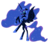 Size: 1484x1308 | Tagged: safe, artist:mjangelvortex, derpibooru exclusive, nightmare moon, alicorn, pony, g4, armor, digital art, ethereal mane, fangs, female, horses doing horse things, mare, rearing, simple background, solo, spread wings, trace, transparent background, wings