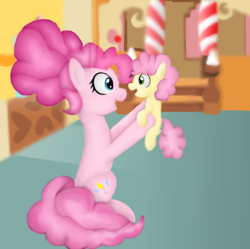 Size: 6856x6824 | Tagged: safe, artist:mr100dragon100, li'l cheese, pinkie pie, earth pony, pony, g4, the last problem, colt, female, male, mother and son