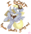 Size: 1275x1429 | Tagged: safe, artist:rainbow eevee, derpy hooves, pegasus, pony, g4, adorkable, cute, derp, dork, envelope, female, grammar error, letter, mail, mailmare, mailpony, majestic as fuck, mouth hold, simple background, solo, spread wings, sticker, text, transparent background, uncomfortable, underhoof, wings