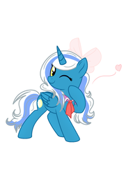 Size: 3583x4961 | Tagged: safe, artist:riofluttershy, oc, oc:fleurbelle, alicorn, pony, adorabelle, adorasexy, alicorn oc, bow, bowtie, cute, female, hair bow, mare, ocbetes, one eye closed, sexy, smiling, wink