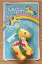 Size: 330x500 | Tagged: safe, pegasus, pony, g1, bootleg, irl, lovely pets, photo, toy