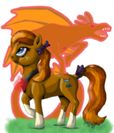 Size: 2550x2971 | Tagged: safe, artist:edhelistar, derpibooru exclusive, oc, oc only, oc:allegro shine, pony, siren, fanfic:continuity saga, bow, coat markings, disguise, disguised siren, freckles, gem, grass, hair bow, high res, looking away, mixed media, pun, simple background, siren gem, siren oc, socks (coat markings), solo, tail bow, transparent background, visual pun