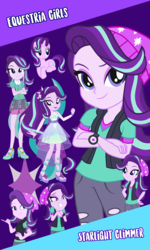 Size: 960x1600 | Tagged: safe, artist:famousmari5, artist:kimberlythehedgie, artist:punzil504, artist:rodan00, artist:thebarsection, artist:themexicanpunisher, artist:whalepornoz, starlight glimmer, pony, unicorn, equestria girls, equestria girls series, equestria girls specials, g4, mirror magic, beanie, clothes, crossed arms, cutie mark, dress, female, hat, high heels, mare, miniskirt, open mouth, pants, ponied up, shoes, skirt, super ponied up, vector, wallpaper