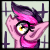 Size: 50x50 | Tagged: safe, alternate version, artist:lixthefork, oc, oc:wtf, pony, against glass, animated, crying, gif, gif for breezies, glass, insanity, laughing, picture for breezies, pixel art, static, underhoof