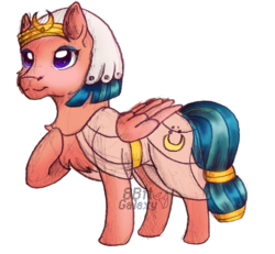Size: 1548x1433 | Tagged: safe, artist:8bitgalaxy, somnambula, pony, g4, female, hoof on chest, signature, simple background, sketch, smiling, solo, transparent background