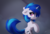 Size: 4000x2700 | Tagged: safe, artist:ifmsoul, dj pon-3, vinyl scratch, pony, unicorn, g4, chest fluff, cute, cutie mark, ear fluff, female, floppy ears, high res, leg fluff, looking at you, mare, profile, raised hoof, raised leg, solo, vinylbetes