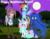 Size: 3300x2550 | Tagged: safe, artist:great-5, princess luna, rainbow dash, oc, oc:helia, oc:stargazer, galarian ponyta, pony, unicorn, equestria girls, g4, clothes, costume, cute, full moon, hairclip, halloween, hat, high res, holiday, jack-o-lantern, lightmare, moon, nightmare night, nightmare night costume, pokémon, pumpkin, safhira, vector, witch hat