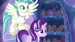 Size: 1280x720 | Tagged: safe, screencap, starlight glimmer, terramar, pony, g4, student counsel, treehouse of harmony