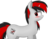Size: 2300x1800 | Tagged: safe, artist:pakes, oc, oc only, oc:blackjack, pony, unicorn, fallout equestria, fallout equestria: project horizons, blushing, female, horn, red eyes, simple background, small horn, solo, transparent background, two toned mane, wavy mouth