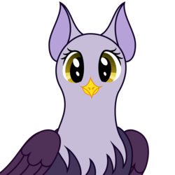 Size: 5100x5100 | Tagged: safe, artist:mfg637, oc, oc only, oc:mfg637, griffon, bust, digital art, eared griffon, griffon oc, looking at you, simple background, solo, transparent background, vector