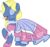 Size: 6275x5934 | Tagged: safe, artist:nstone53, artist:shootingstarsentry, oc, oc:azure/sapphire, pony, unicorn, clothes, crossdressing, dress, eyes closed, femboy, gala dress, male, raised hoof, simple background, stallion, transparent background