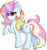 Size: 1280x1352 | Tagged: safe, artist:rainbowtashie, oc, oc:exquisite attire, pony, unicorn, commissioner:bigonionbean, female, fusion, fusion:fleur-de-lis, fusion:sassy saddles, mare