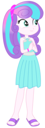Size: 1159x3297 | Tagged: safe, artist:lhenao, princess flurry heart, human, equestria girls, g4, clothes, dress, equestria girls-ified, feet, female, kid, next generation, parent:princess cadance, parent:shining armor, sandals, simple background, solo, transparent background, vector, young