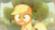 Size: 1280x720 | Tagged: safe, screencap, applejack, earth pony, pony, g4, going to seed, my little pony: friendship is magic, apple, apple tree, female, filly, filly applejack, freckles, solo, tree, younger