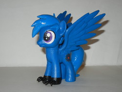 Size: 4000x3000 | Tagged: safe, artist:silverband7, oc, oc only, oc:neutrino burst, hippogriff, customized toy, irl, male, photo, solo, toy