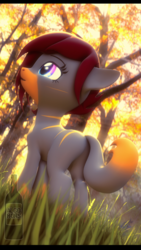 Size: 2160x3840 | Tagged: safe, artist:alcohors, oc, oc only, oc:carrot paw, earth pony, pony, 3d, female, high res, mare, solo, source filmmaker