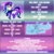 Size: 4900x4901 | Tagged: safe, artist:taaffeiite, derpibooru exclusive, coloratura, rainbow dash, earth pony, pegasus, pony, g4, advertisement, blushing, clothes, commission info, countess coloratura, female, gradient background, makeup, mare, open mouth, prone, raised hoof, running makeup, singing, sketch, spread wings, text, wings