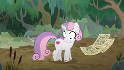 Size: 1280x720 | Tagged: safe, screencap, sweetie belle, pony, unicorn, g4, growing up is hard to do, female, mare, mud, quicksand