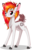 Size: 792x1246 | Tagged: safe, artist:sirzi, oc, oc only, deer, fordeer, original species, cloven hooves, deer oc, deerified, doe, female, messy mane, simple background, solo, tired, transparent background