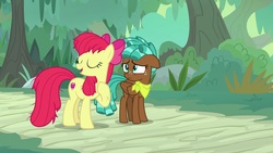 Size: 1920x1080 | Tagged: safe, screencap, apple bloom, spur, earth pony, pony, g4, growing up is hard to do, older