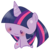 Size: 500x502 | Tagged: safe, artist:cmvm, part of a set, twilight sparkle, pony, unicorn, g4, blushing, chibi, cute, female, no nose, simple background, solo, transparent background, twiabetes, unicorn twilight