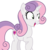 Size: 2047x2159 | Tagged: safe, artist:sketchmcreations, sweetie belle, pony, unicorn, g4, growing up is hard to do, cutie mark, female, high res, mare, older, older sweetie belle, open mouth, raised eyebrow, raised hoof, simple background, smiling, solo, the cmc's cutie marks, transparent background, vector