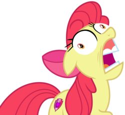 Size: 3625x3328 | Tagged: safe, artist:sketchmcreations, apple bloom, earth pony, pony, g4, growing up is hard to do, cutie mark, faic, female, floppy ears, high res, majestic as fuck, mare, older, older apple bloom, open mouth, simple background, solo, the cmc's cutie marks, transparent background, vector