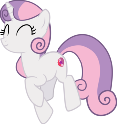 Size: 4000x4236 | Tagged: dead source, safe, artist:mr-breadman, sweetie belle, pony, unicorn, g4, growing up is hard to do, ^^, absurd resolution, eyes closed, female, mare, older, older sweetie belle, simple background, solo, transparent background, vector