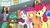 Size: 1920x1080 | Tagged: safe, screencap, apple bloom, blueberry curls, fruit pack, happy khaki, neigh sayer, ruby splash, scootaloo, spur, sweetie belle, earth pony, pegasus, pony, unicorn, g4, growing up is hard to do, background pony, cutie mark crusaders, female, filly, male, mare, older, stallion, teenager