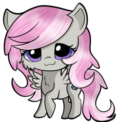 Size: 879x909 | Tagged: safe, artist:rainbowtashie, oc, oc only, oc:sweet shutter, pegasus, pony, chibi, commission, cute, cutie mark, digital art, female, looking at you, mare, simple background, solo, transparent background