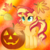 Size: 1000x1000 | Tagged: safe, artist:limedazzle, sunset shimmer, pony, unicorn, g4, autumn, female, leaves, movie accurate, pumpkin, show accurate, solo