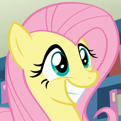 Size: 1080x1080 | Tagged: safe, screencap, fluttershy, pegasus, pony, daring doubt, g4, book, cropped, cute, female, mare, shyabetes, smiling, solo