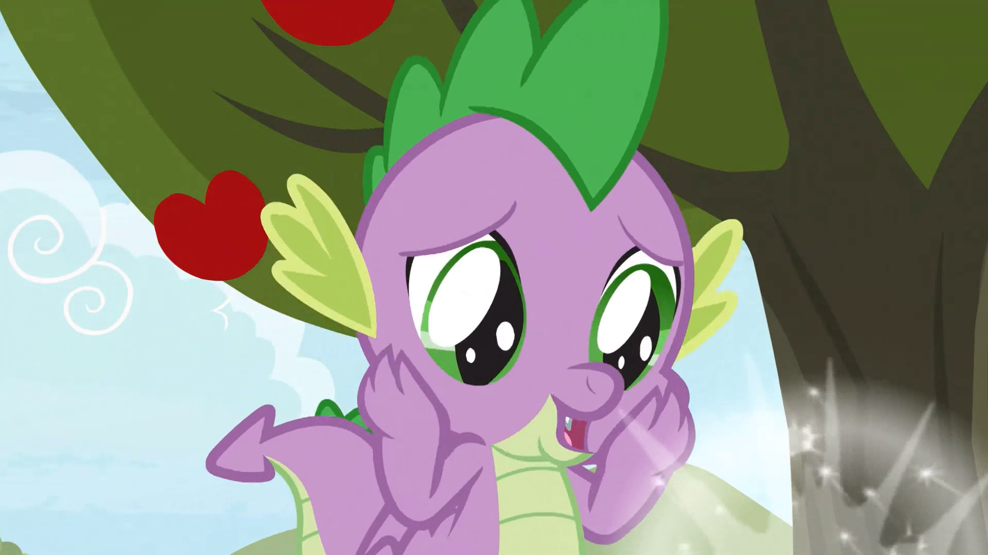 Safe Screencap Big Macintosh Spike Dragon Earth Pony Pony The Big Mac Question