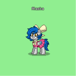 Size: 400x400 | Tagged: safe, oc, oc only, oc:alaska, pegasus, pony, pony town, clothes, female, filly, solo