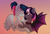 Size: 1058x727 | Tagged: safe, artist:enigmasdegree, bat pony, pegasus, pony