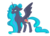 Size: 1280x917 | Tagged: safe, artist:rowdykitty, oc, oc only, alicorn, pony, alicorn oc, female, heterochromia, mare, simple background, solo, transparent background