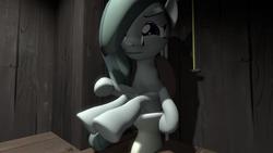 Size: 1280x720 | Tagged: safe, artist:unknownface24, marble pie, earth pony, pony, g4, 3d, but why, constipated, crying, female, fetish, implied pooping, sitting on toilet, solo, toilet